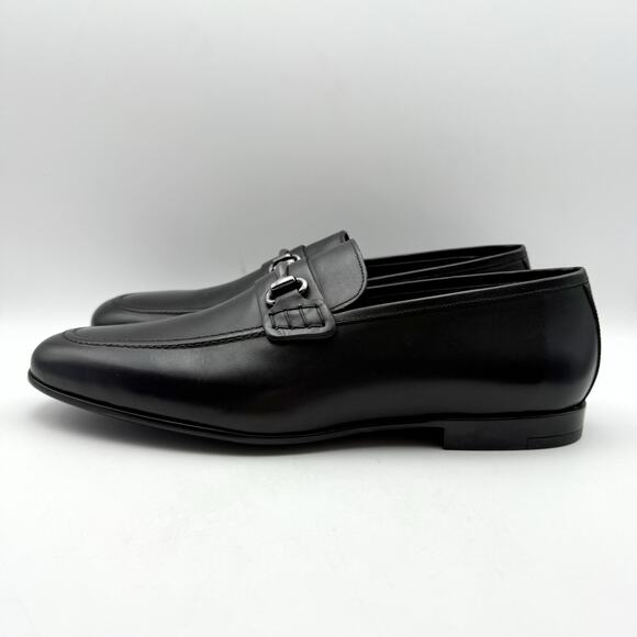 To Boot New York Mens Agostino Bit Loafer US 11.5 M EU 44.5 Black Leather NIB - Picture 9 of 13